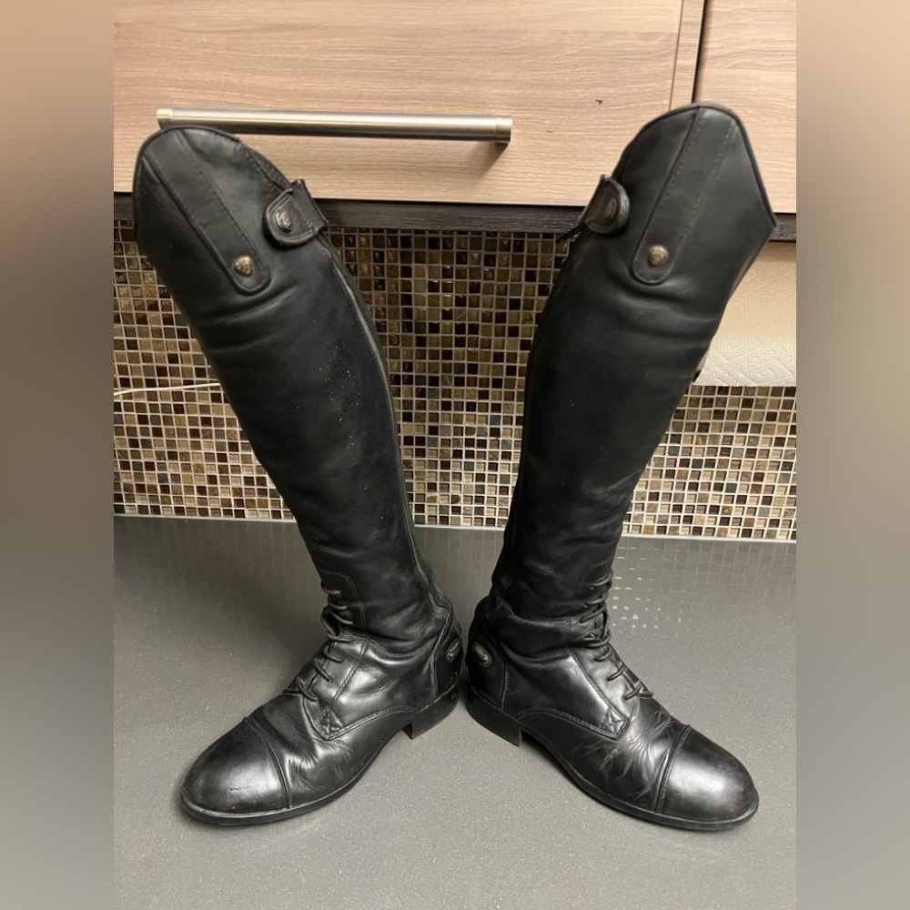 Ariat Heritage Contour II Field Zip Tall Riding Boot 10020164 6B Med Ht Calf  XS